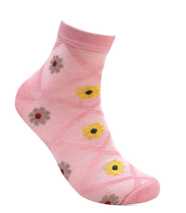 Pink New Flower socks