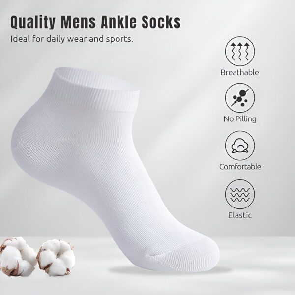 White ankle socks new 7
