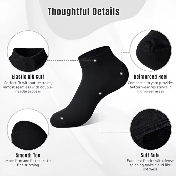 Black ankle socks 3